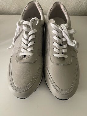 Marc Nolan Men's Sneakers - grey suede’s leather Casual Lace-Ups